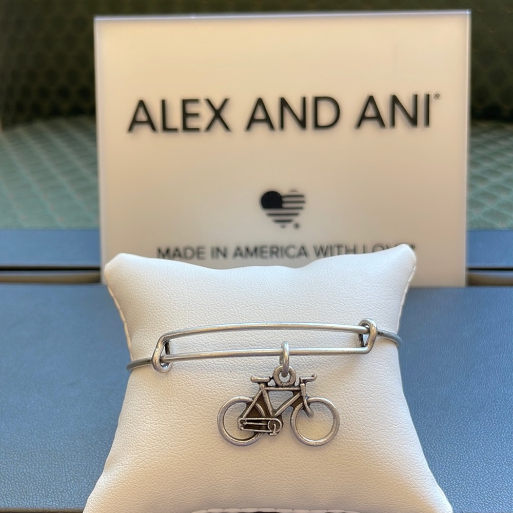 NWT Alex and Ani Bicycle bracelet